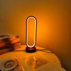 Elegant LED Ring Lamp with Three-Color Dimming