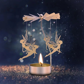 Elegant Rotating Candle Holder – Enchant Your Holidays