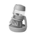 Kitchen Wash Pot Dish Brush with Dispenser Liquid Filling By Pressing Does Not Hurt Pan Automatic Cleaning Brushes