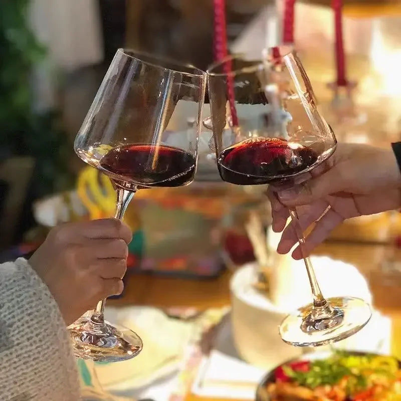 Exquisite European Crystal Wine Glasses for Luxurious Dining