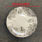 Exquisite Hand-Painted Alice in Wonderland Ceramic Plate