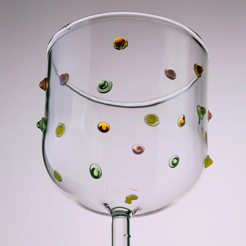Exquisite Colored Wine Glasses - Lead-Free Elegance