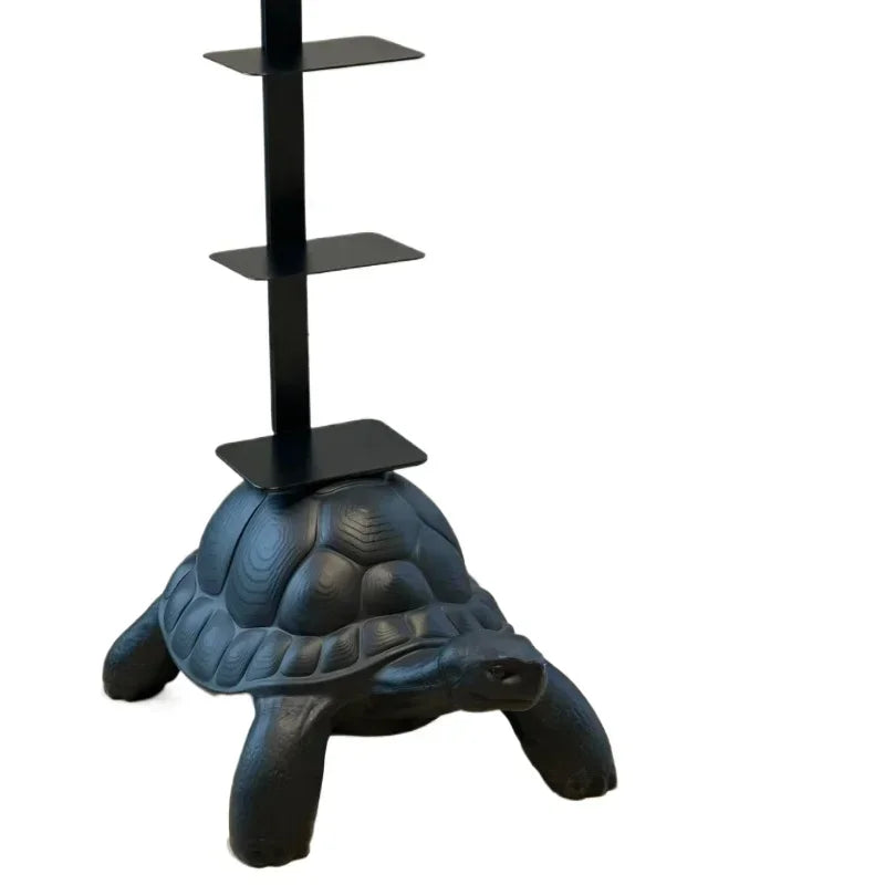 Artistic Turtle Bookshelf - Modern Elegance for Your Living Room