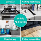 Stove Counter Gap Cover Kitchen Silicone Heat Resistant Mat Gas Stove Protector Slit Cleaning Pad Oil Dust Seal Cooker Cover