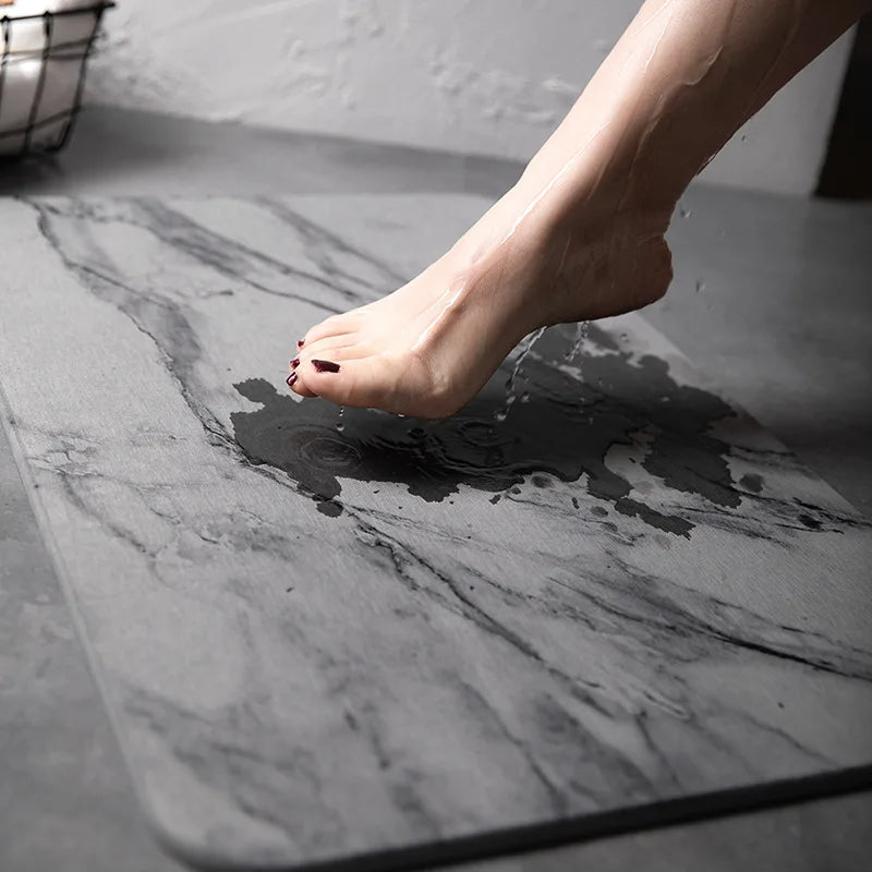 Luxurious Quick-Dry Diatomaceous Bath Mat