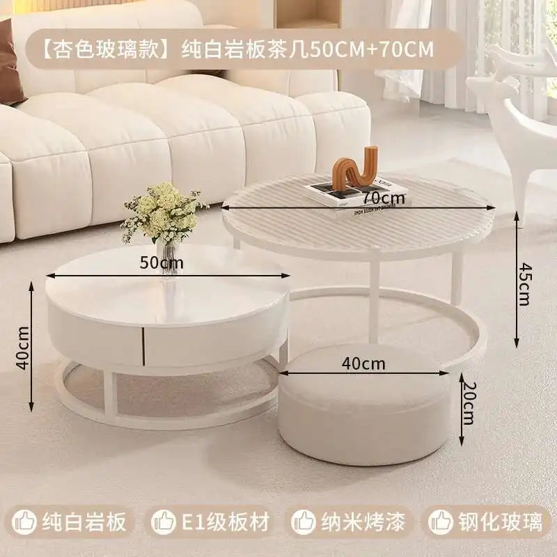 Exquisite White Coffee Table for Elegant Living Spaces