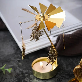 Elegant Rotating Candle Holder – Enchant Your Holidays
