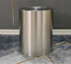 Elegant Golden Round Coffee Table – Modern Sophistication