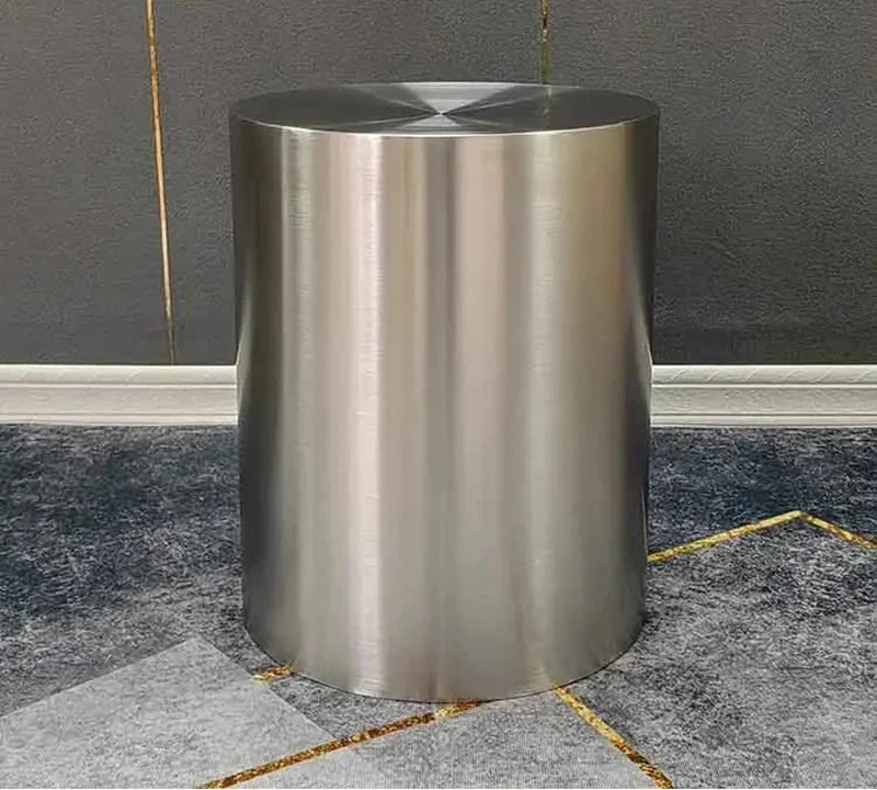 Elegant Golden Round Coffee Table – Modern Sophistication