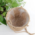 Elegant Jute Hanging Planter Set - Indoor & Outdoor Décor