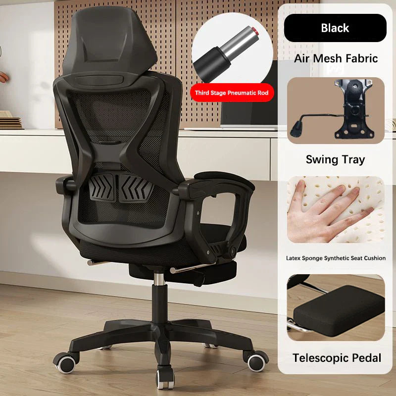 Elite Ergonomic Office Chair with Adaptive Lumbar Support