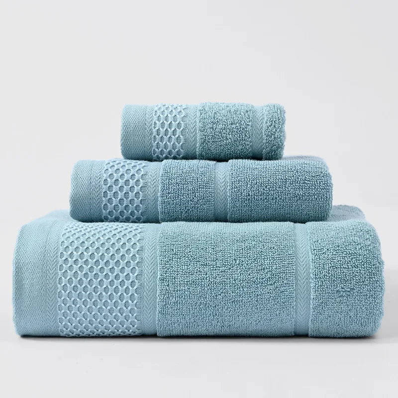 Luxurious Cotton Towel Set - Ultimate Absorbency & Comfort