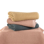 Luxurious 100% Cotton Waffle Bath Towel - Extra Large & Absorbent