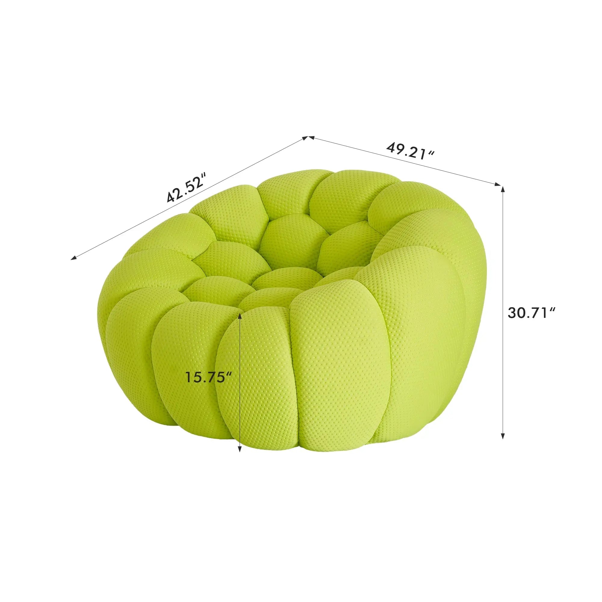 XXL Memory Foam Bubble Chair - Ultimate Comfort for Your Living Room