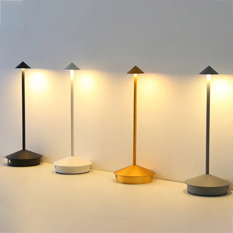 Elegant Rechargeable LED Table Lamp with Touch Sensor