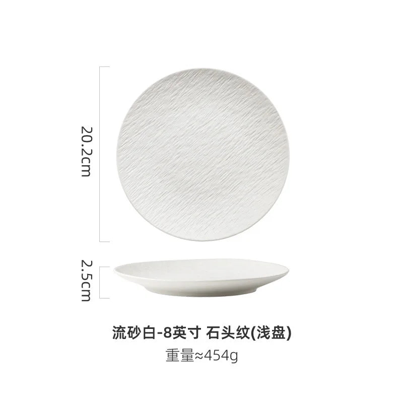 Exquisite Ceramic Steak Plate for Elegant Dining