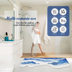 Ocean Wave Tufted Rug – Elegant Anti-Slip Home Decor