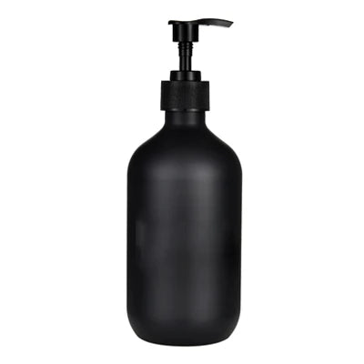 Elegant Matte Soap Dispenser Set with Tray for Kitchen & Bathroom