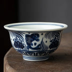 Exquisite Blue and White Porcelain Teacup - Masterpiece Ceramic