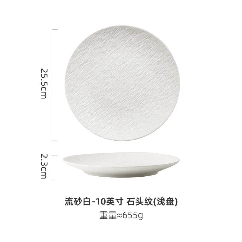 Exquisite Ceramic Steak Plate for Elegant Dining