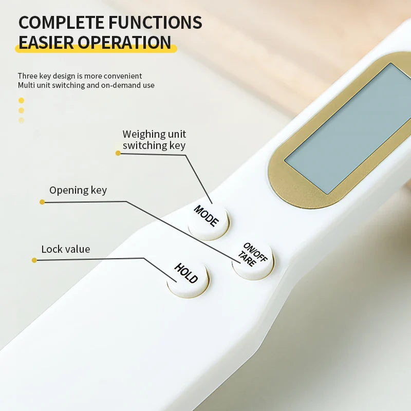 Precision Digital Kitchen Scale with LCD Display