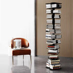 Elegant Rotating Bookcase for Modern Home Decor