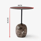 Elegant Marble Round Coffee Table