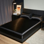 Luxury Satin Bedding Set with Elastic Fit - King Size