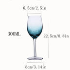 Nordic Elegance: Handcrafted Crystal Wine Glass