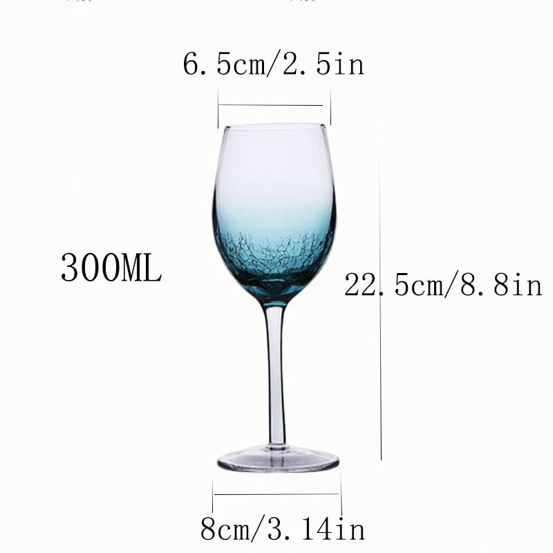 Nordic Elegance: Handcrafted Crystal Wine Glass