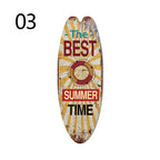 Vintage Surfboard Wooden Wall Sign – Ocean Beach Decor