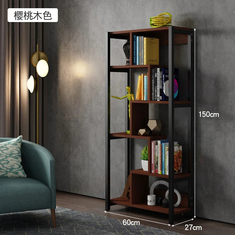 Elegant Modern Bookcase with Adjustable Shelves