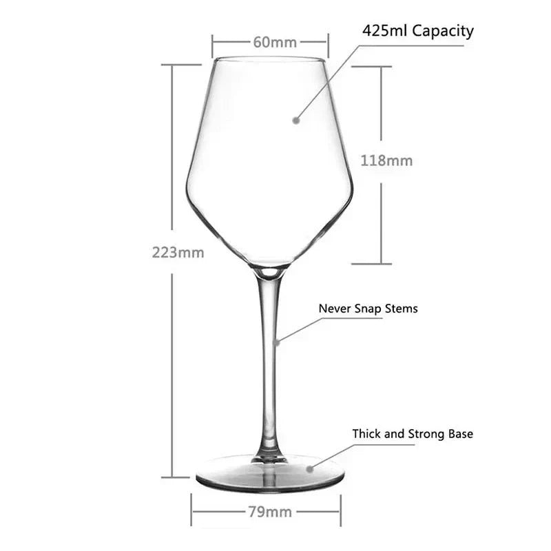 Unbreakable Tritan Crystal Wine Glass - Elegant and Durable