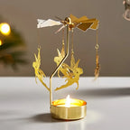 Elegant Rotating Candle Holder – Enchant Your Holidays