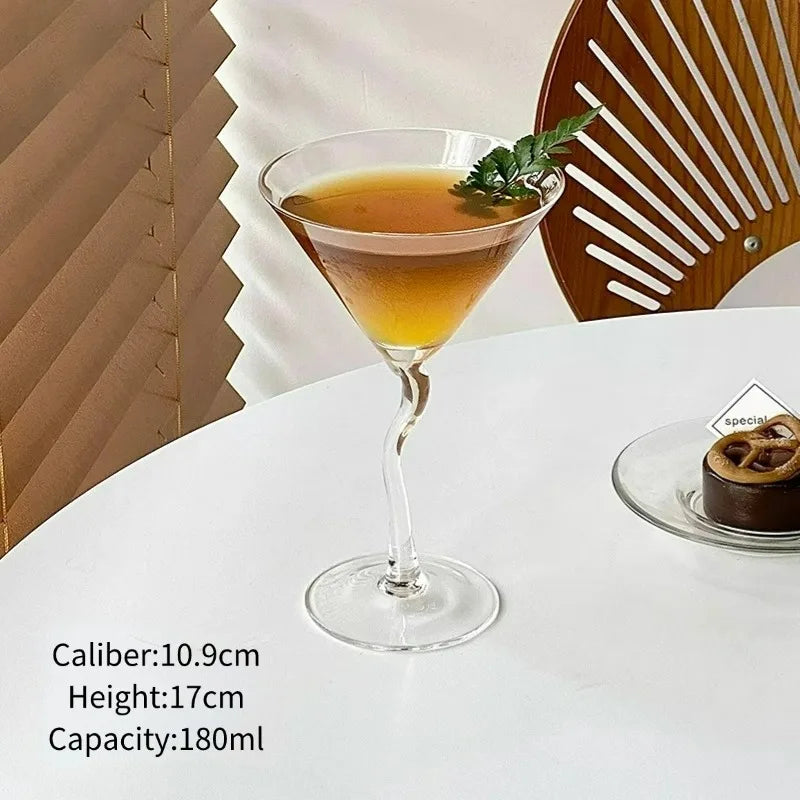 Elegant Japanese Style Martini Glass - Elevate Your Drink Experience