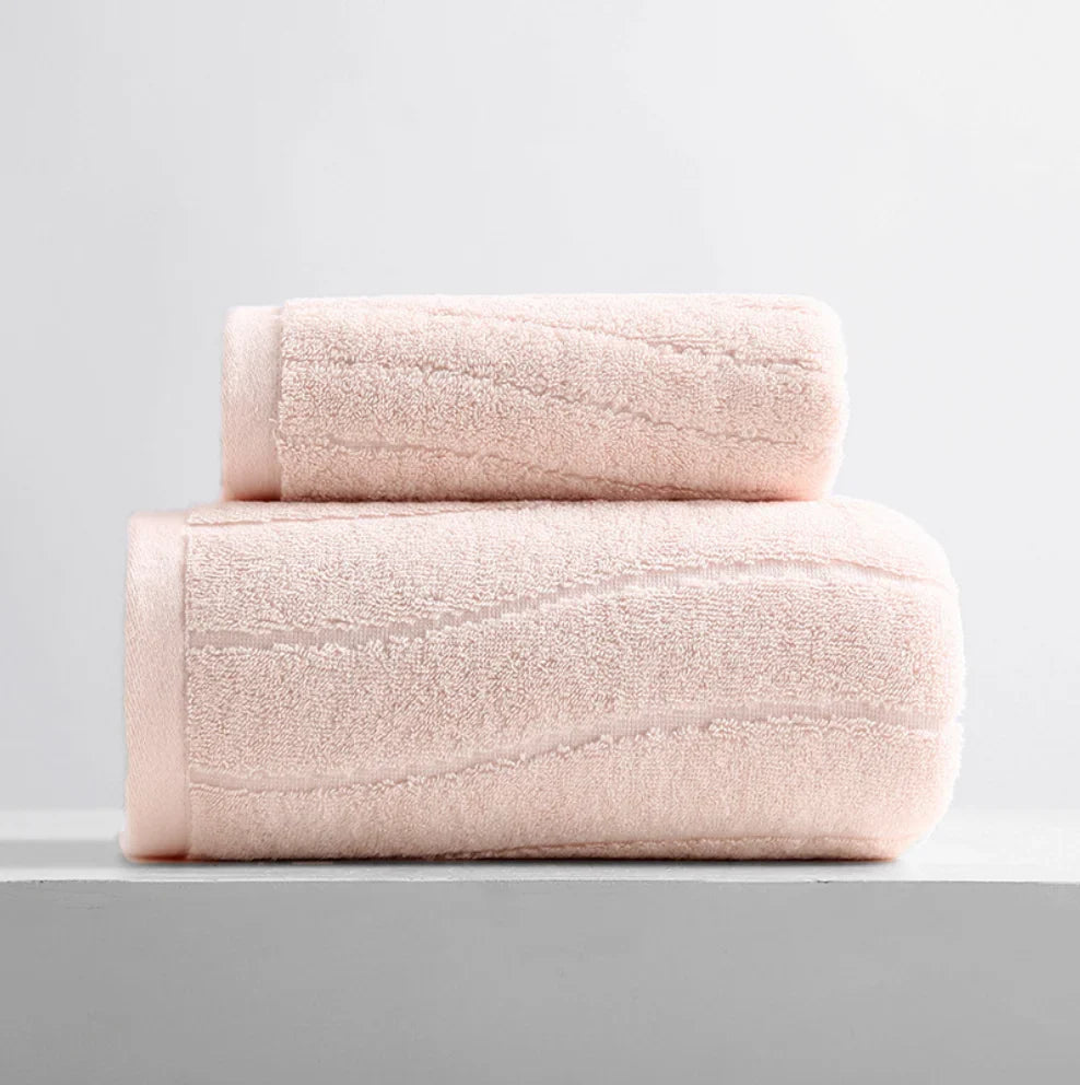 Luxurious 100% Cotton Towel Set - Unmatched Absorbency & Elegance