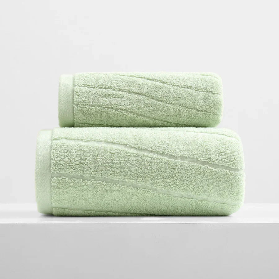 Luxurious 100% Cotton Towel Set - Unmatched Absorbency & Elegance