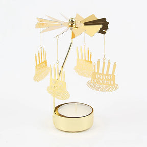Elegant Rotating Candle Holder – Enchant Your Holidays
