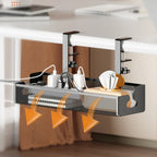 Elegant Under Desk Cable Management Tray with Clamp