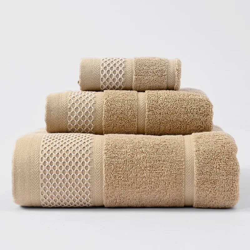 Luxurious Cotton Towel Set - Ultimate Absorbency & Comfort
