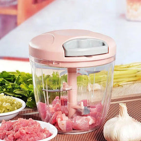 Effortless Manual Garlic & Vegetable Chopper