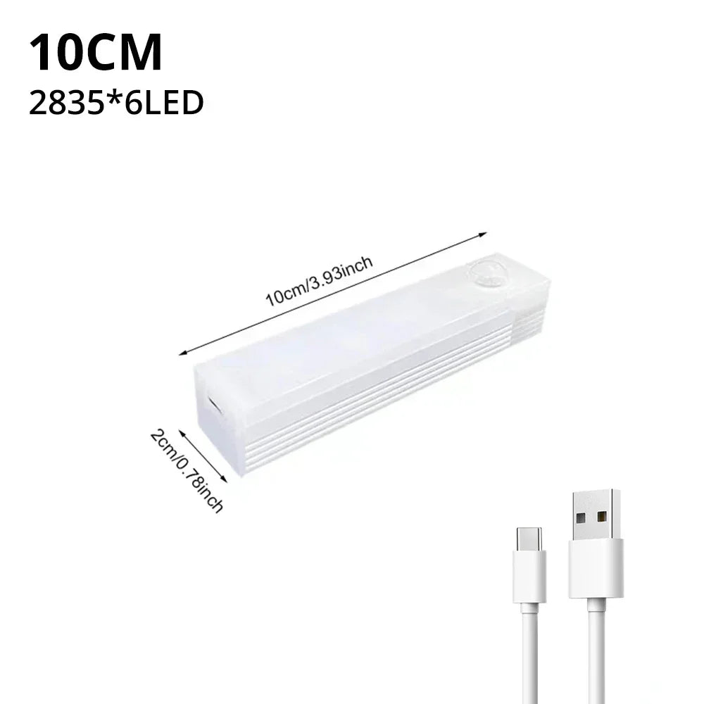 Wireless LED Motion Sensor Night Light - USB Rechargeable