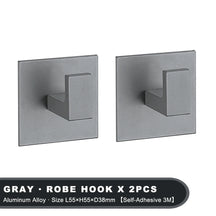 Black Self-Adhesive Wall Hooks For Hanging Keys Clothes Hanger Door 3M Robe Hook Coat Rack Towel Holder Bathroom Accessories