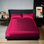 Luxury Satin Bedding Set with Elastic Fit - King Size