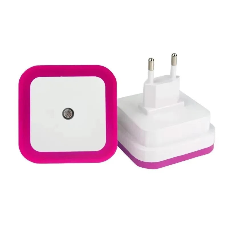 Mini LED Night Light EU Plug In Smart Control Sensor Ambient Light For Home Aisle WC Hallway Stair Bedroom Children's Night Lamp