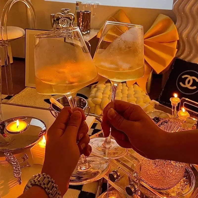 Exquisite European Crystal Wine Glasses for Luxurious Dining