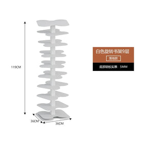 Elegant Rotating Bookcase for Modern Home Decor