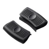 2pcs Silicone Anti-Scald Pot Handle Grip Cover Anti-slip Heat Resistant Pot Clip Holder Sleeve for Frying Cast Iron Skillet Pan