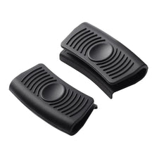 2pcs Silicone Anti-Scald Pot Handle Grip Cover Anti-slip Heat Resistant Pot Clip Holder Sleeve for Frying Cast Iron Skillet Pan