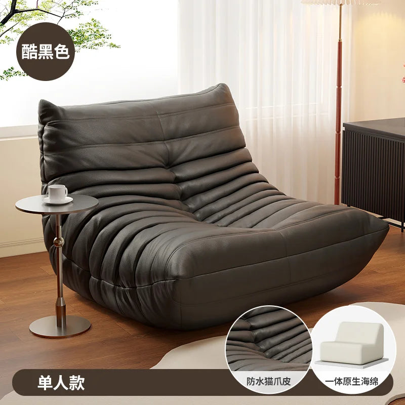 Elegant Nordic Bean Bag Sofa - Modern Comfort for Your Living Room